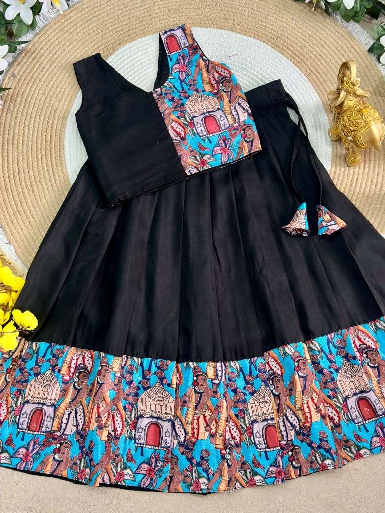 Ganesha Heritage Kids wear Premium Silk fabric Lehenga choli reseller in surat